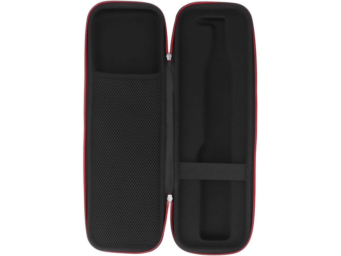 Estuche De Viaje Para Plancha De Pelo, Estuche Rígido Y Portátil Con Bolsillo De Malla Para El Cabello.