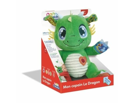 Peluche Interactivo CLEMENTONI My Buddy The Dragon (Edad Mínima Recomendada: 6 meses)