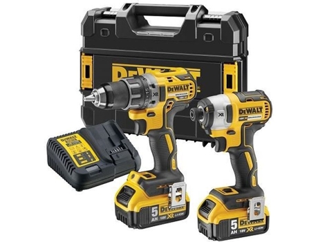 Kit 2 Herramientas 18V: Taladro Compacto Dcd791 Llave De Impacto Dcf887 DEWALT Dck268P2T