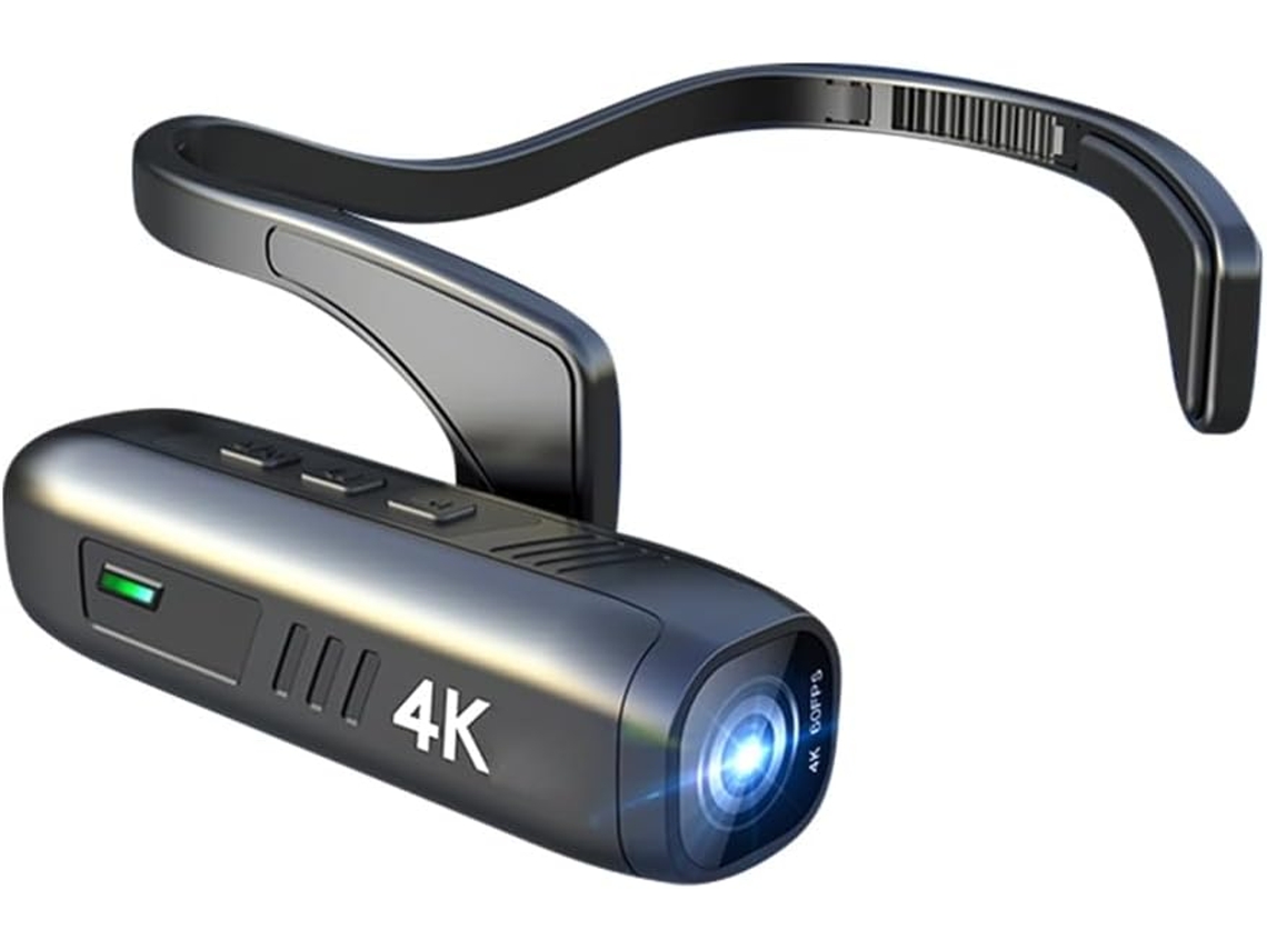 Cámara de mano 4K a 30 fps con soporte para la cabeza, lente de webcam wifi para videocámara SFUSHOS