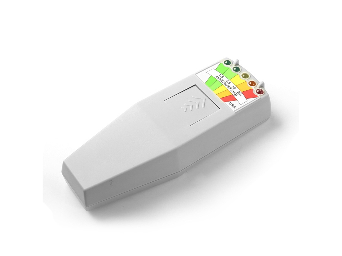 Medidor De Campo Magnético Electromagnético Portátil Con 5 Led, Detector De Radiación Y Medidor De Gauss.
