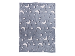 Manta De Poliéster Brillante Suave Y Cálida Peluda Para Cama Sofá Coach Temporada Dusty Blue