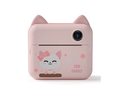 Cámara instantánea para niños Cámara de impresión para niños 1080P con tarjeta 32G