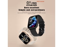 Pulsera Inteligente Reloj Deportivo Con Monitor De Salud De Temperatura Y Rastreador De Fitness Para Hombres Y Mujeres