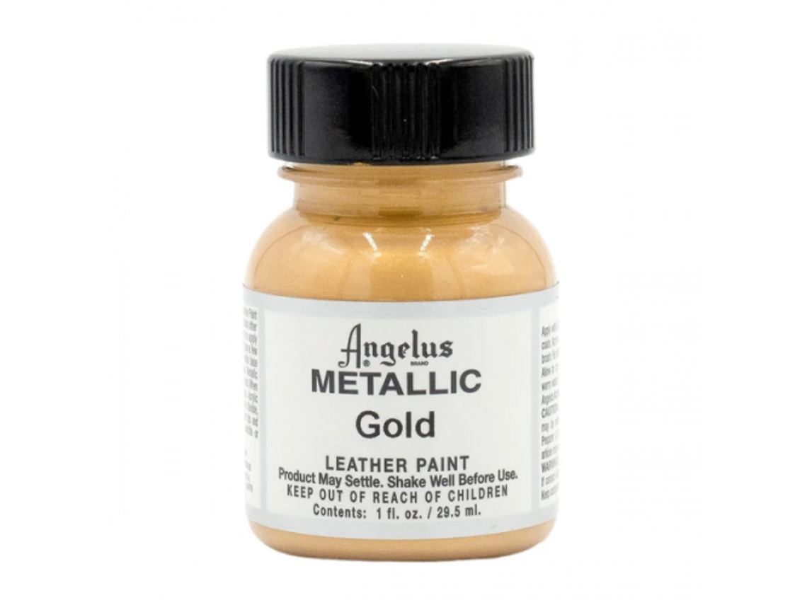 Pintura Cuero Y Polipiel Angelus Metallic 29,5 Ml (Oro / Gold 072)