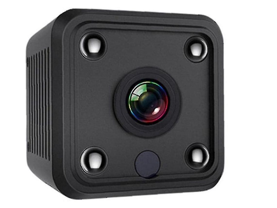 Mini cámara inalámbrica con wifi, HD 1080p, audio deportivo, visión nocturna, Yizhood (negra)