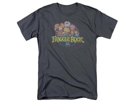 Camiseta ROCKINSTONE Fraggle Rock con foto de grupo (M)