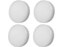 Lámpara Led Para Armario Gx53 De 7 W, 85-265 V, Aluminio, 4 Unidades, Blanco Frío 6000 K, Regulable.
