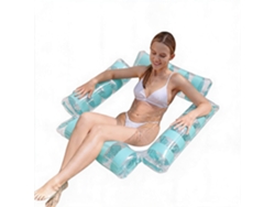 Flotador Para Adultos Para Relajarse En La Piscina Y La Playa Henten Home 104x104 Cm Azul