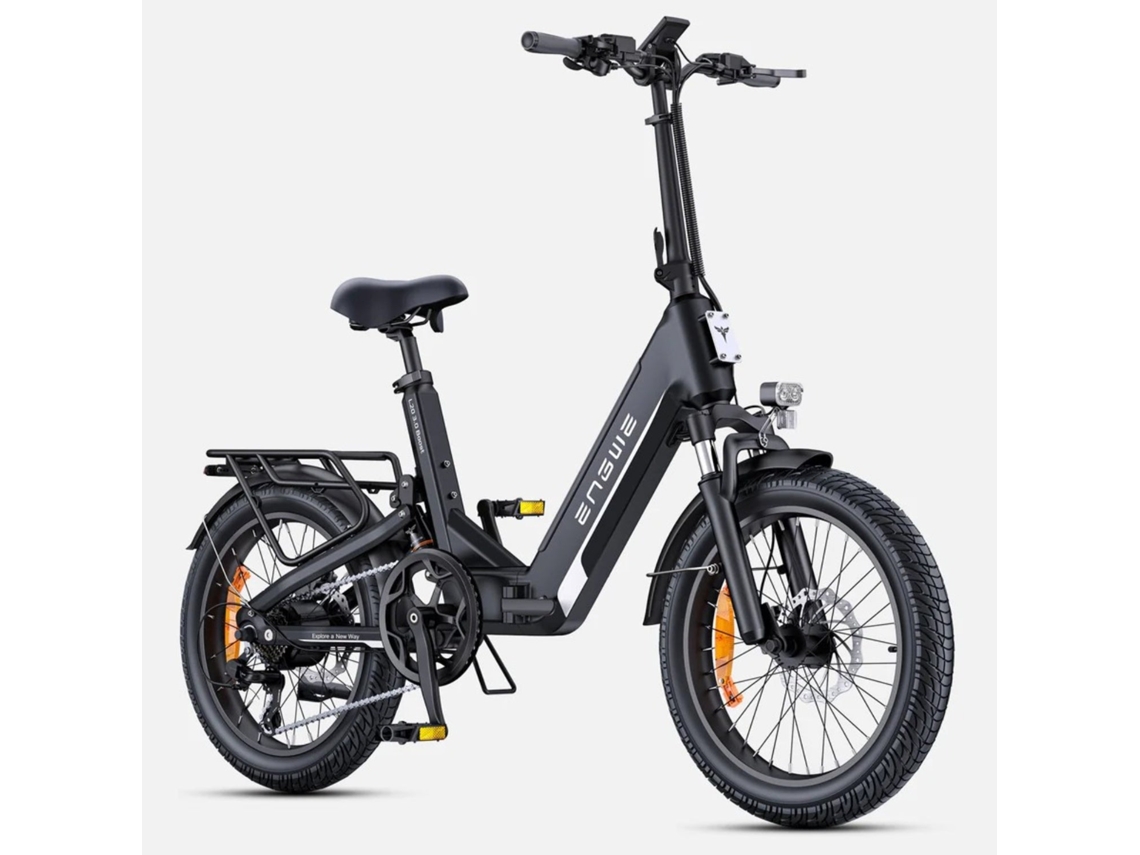 Bicicleta eléctrica Engwe L20 con motor Boost 3.0, batería de 250 W, 48 V, 13,5 Ah, neumáticos de 20 pulgadas, frenos de disco hidráulicos, certificación TUV, color negro.