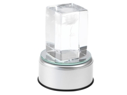 Luz Nocturna De Cristal Para Decoración.