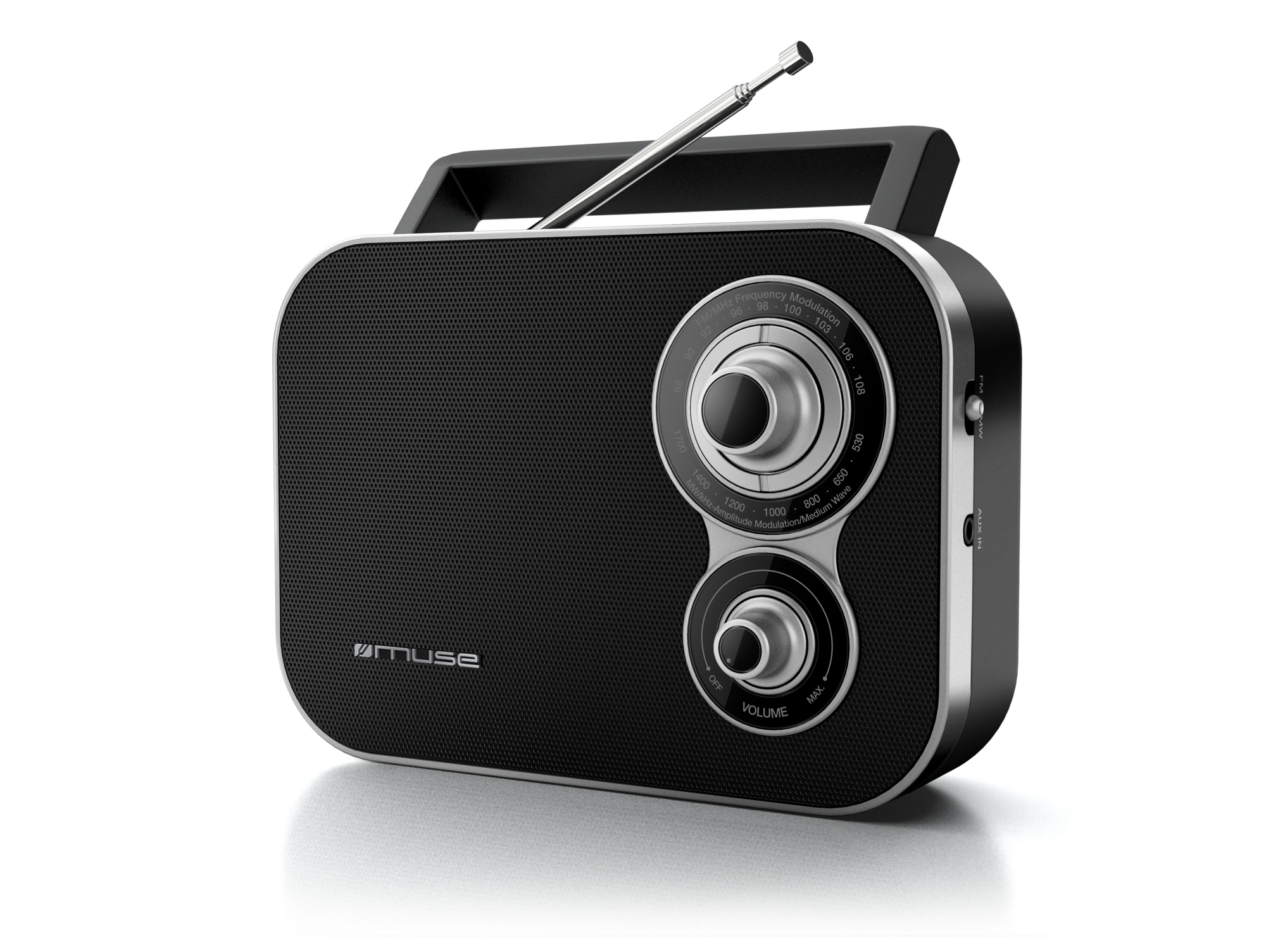 Radio de Mesa MUSE M-051 R Negro