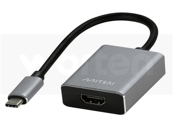 Adaptador MITSAI (USB-C - HDMI - Gris)