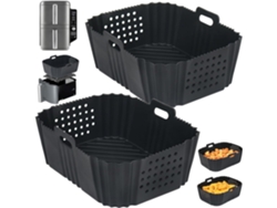 Molde De Silicona Paraair Fryer Ninja Sl401 Double Stack 2 Basket Air Fryer Gertiz