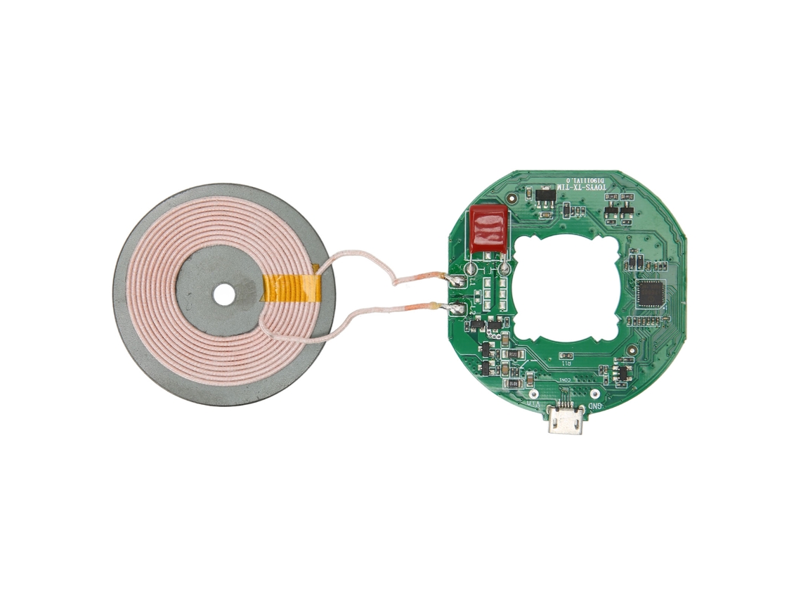 Módulo De Carregamento Sem Fio Tovys-tx-tim Bobina Placa De Circuito Pcba Para Ferramenta Diy Celular Acessório 10w