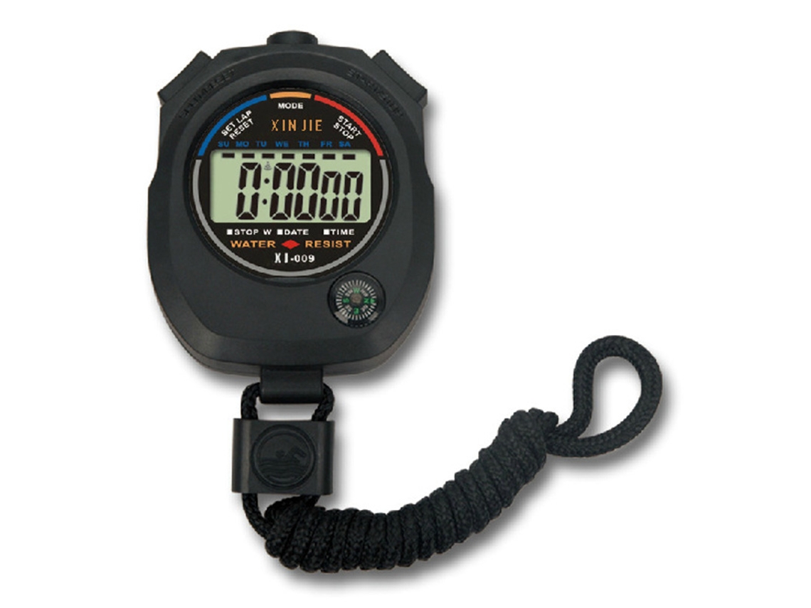 Temporizador de cronómetro deportivo digital, cronógrafo de mano