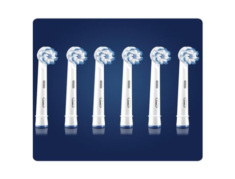 Recambio de Cepillo Eléctrico ORAL B Sensi Blanco (6 unidades)