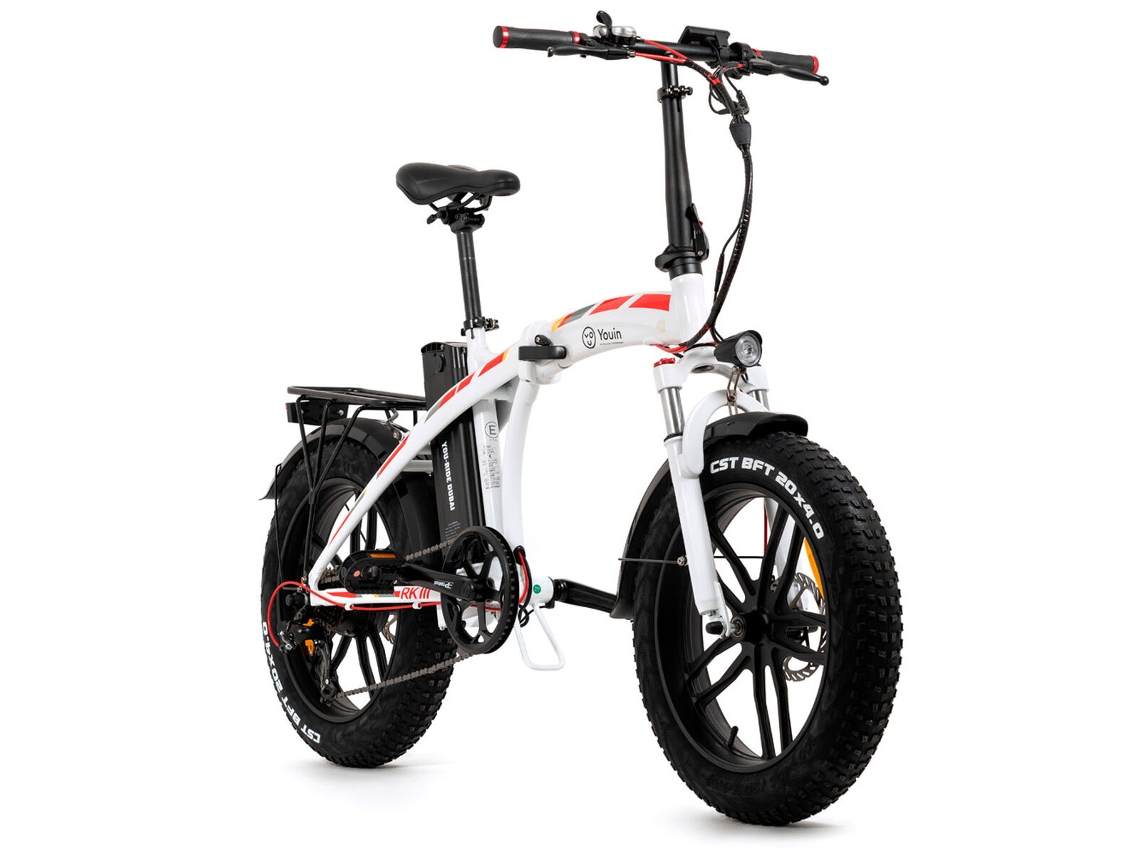 Bicicleta El ctrica YOUIN Bk1600W Dubai Blanca 20 25 Km H Worten.es