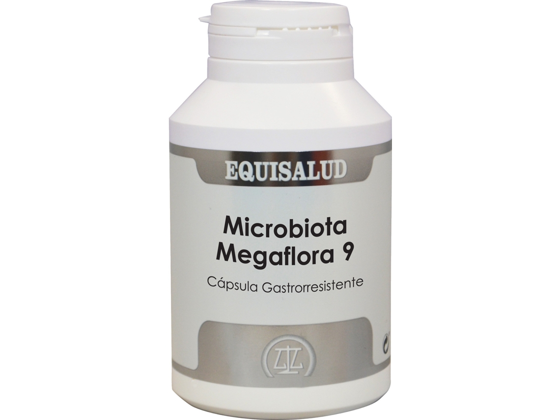 Complemento Alimentar EQUISALUD Microbiota Megaflora 9 180 Cápsulas (Uva)