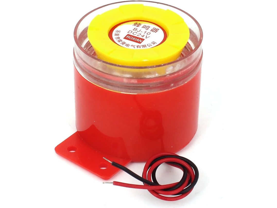 Alarma electrónica de tono continuo Bj 10 DC24V 100db con zumbador piezoeléctrico de 2 cables CHABERLU