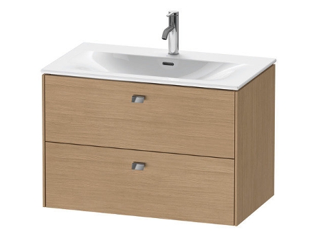 Mueble DURAVIT Brioso bajo lavabo montado en la pared 82,0 x 47,9 cm 2 cajones incl. recorte de sifón y delantal para lavabo Viu 234483