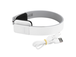Fone De Ouvido Bluetooth 5.0 Sem Fio Estéreo Esportivo Para Corrida Fitness Com Microfone E Som De Baixo Potente Branco