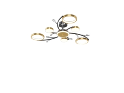 Lámpara de techo, control remoto, brillo ajustable, 6 luces OEM