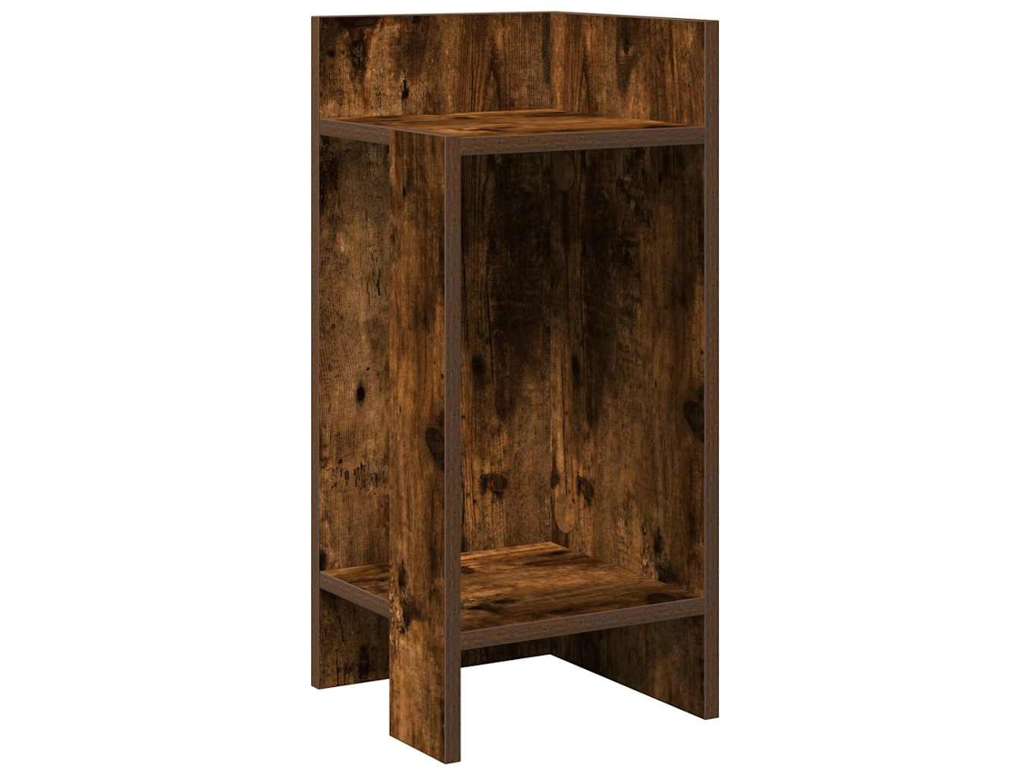 Mesa auxiliar con estante Roble ahumado MAISON EXCLUSIVE (110x50x103 cm)