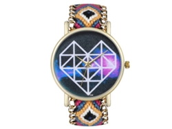 Reloj De Pulsera Unisex Zhoulianfa Con Correa De Alambre Trenzado, Estilo Moderno, Movimiento De Cuarzo.
