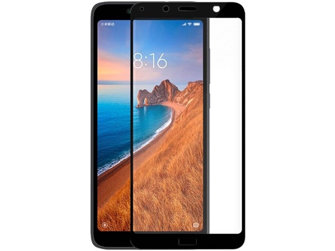 Protector de Cristal Templado Xiaomi Redmi 7A Full 3D Negro