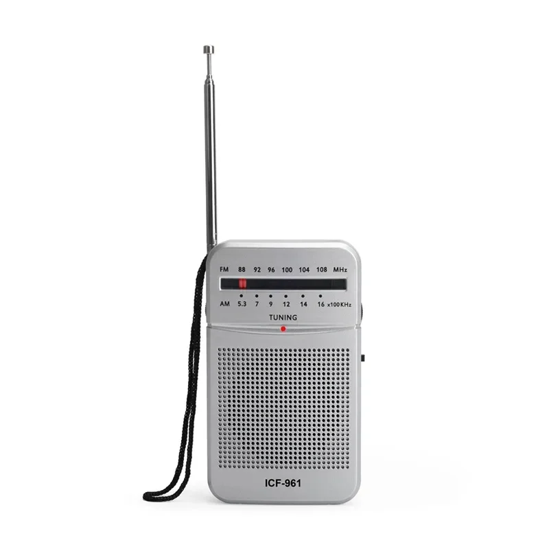 Radio Portátil De Bolsillo Icf-961 (blanca)
