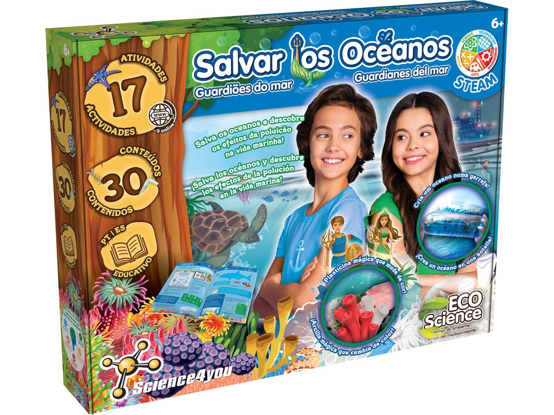 Juego Educativo SCIENCE4YOU Salvar los Oceanos (Edad Minima: 6 años)