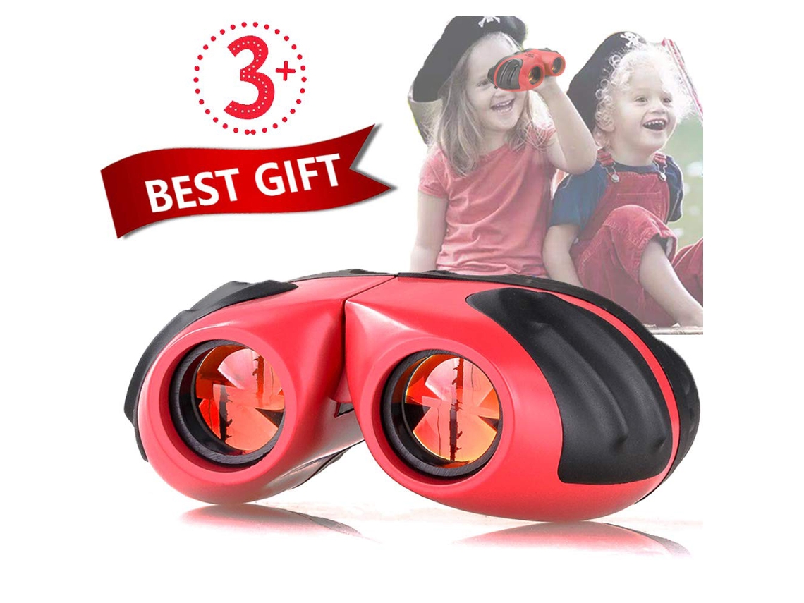 MEOIRUERY Prismáticos de aventura para niños. Potente aumento, prismáticos de banda ancha multicapa, agarre ergonómico para un manejo sencillo y revestimiento a