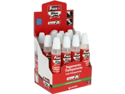 Adhesivo Instantáneo Fixo Transparente Doble punta 35 g (12 Unidades)