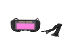 Gafas de seguridad para soldadura con visera de atenuación automática, panel solar ajustable, protección UV y resistencia a los impactos | Sin marca