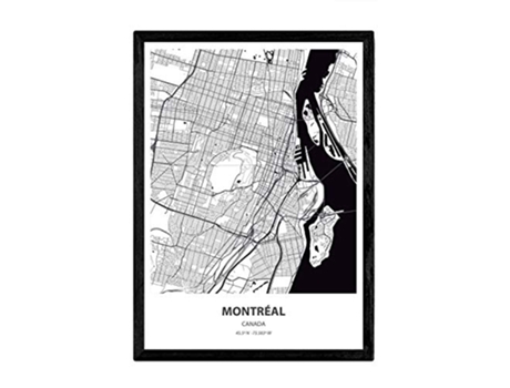 Poster NACNIC Mapa de Montreal canada (A3)