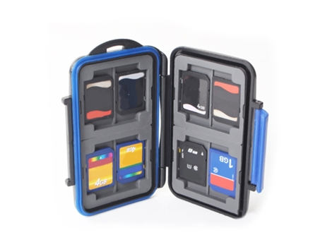 Caja de almacenamiento para tarjetas de memoria, resistente al agua, portátil, bolsa de almacenamiento para tarjetas CF/SD, estuche de transporte, ...