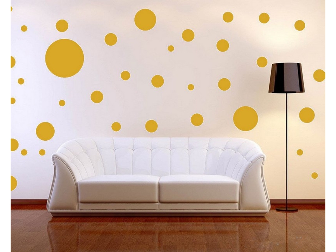Pegatina en Vinilo HOMEMANIA HIO8681847092353 (Dorado - 25 x 0.15 x 29 cm)