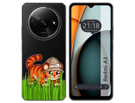 Funda Diseño Tigre para Xiaomi Redmi A3 TUMUNDOSMARTPHONE Silicona