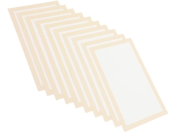 Papel Xuan Grueso Color Beige, 10 Hojas Rectangulares, Pintura China.