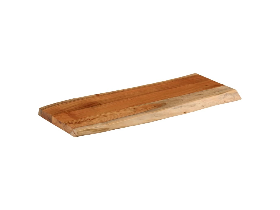 Tablero de mesa | Tablero de escritorio | Superficie de mesa rectangular con borde biselado 90x40x3,8 cm Acacia maciza