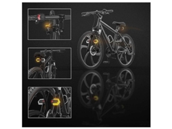 Luz trasera YIZHOOD DES680 (negra)
