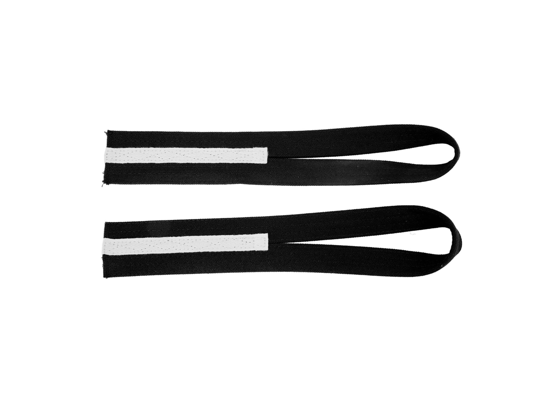 Rebe-2 Piezas Brazaletes Para Muñecas De Levantamiento De Pesas Antideslizantes De Lona Para Fortalecer La Fuerza Negro