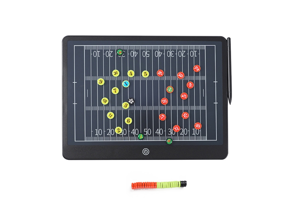 Pizarra magnética recargable de 16 pulgadas para entrenamiento de rugby, portapapeles táctico para entrenadores Digitallab