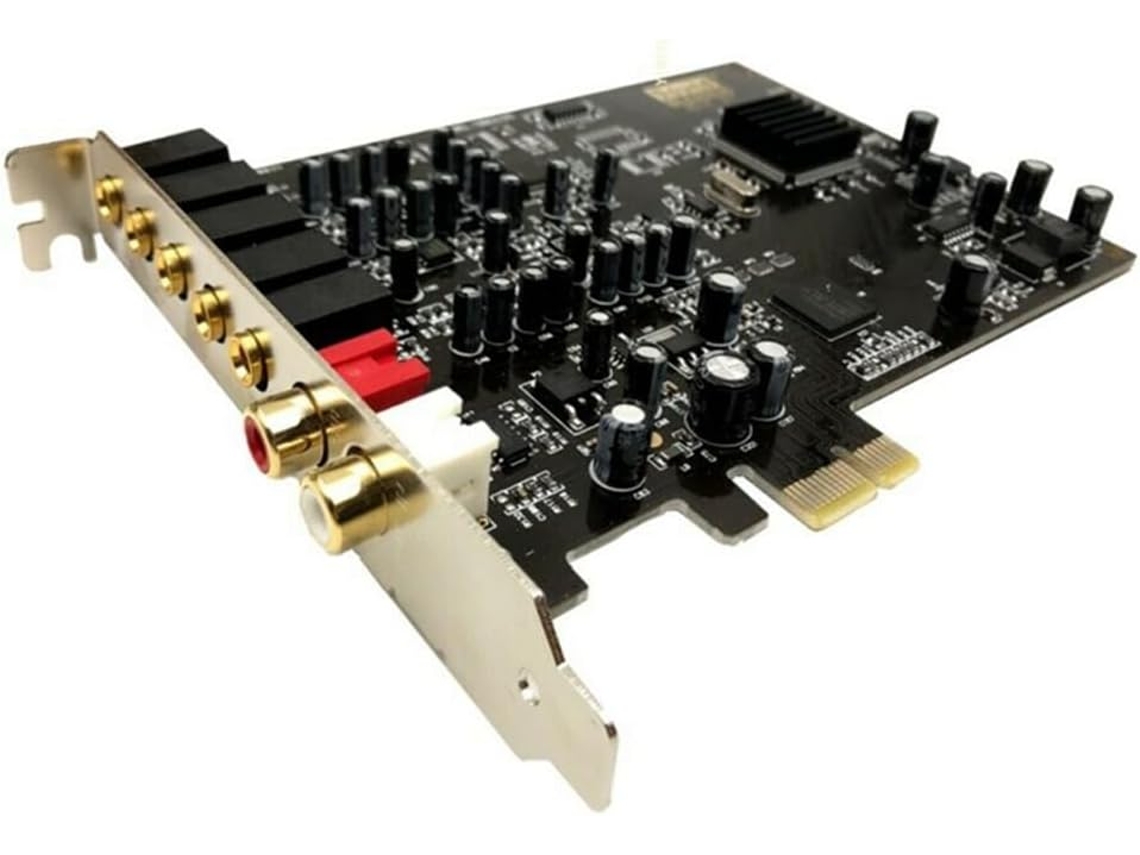 Tarjeta De Sonido 5.1 Pci Express Pci-e Con Interfaz De Doble Salida Integrada Para Pc