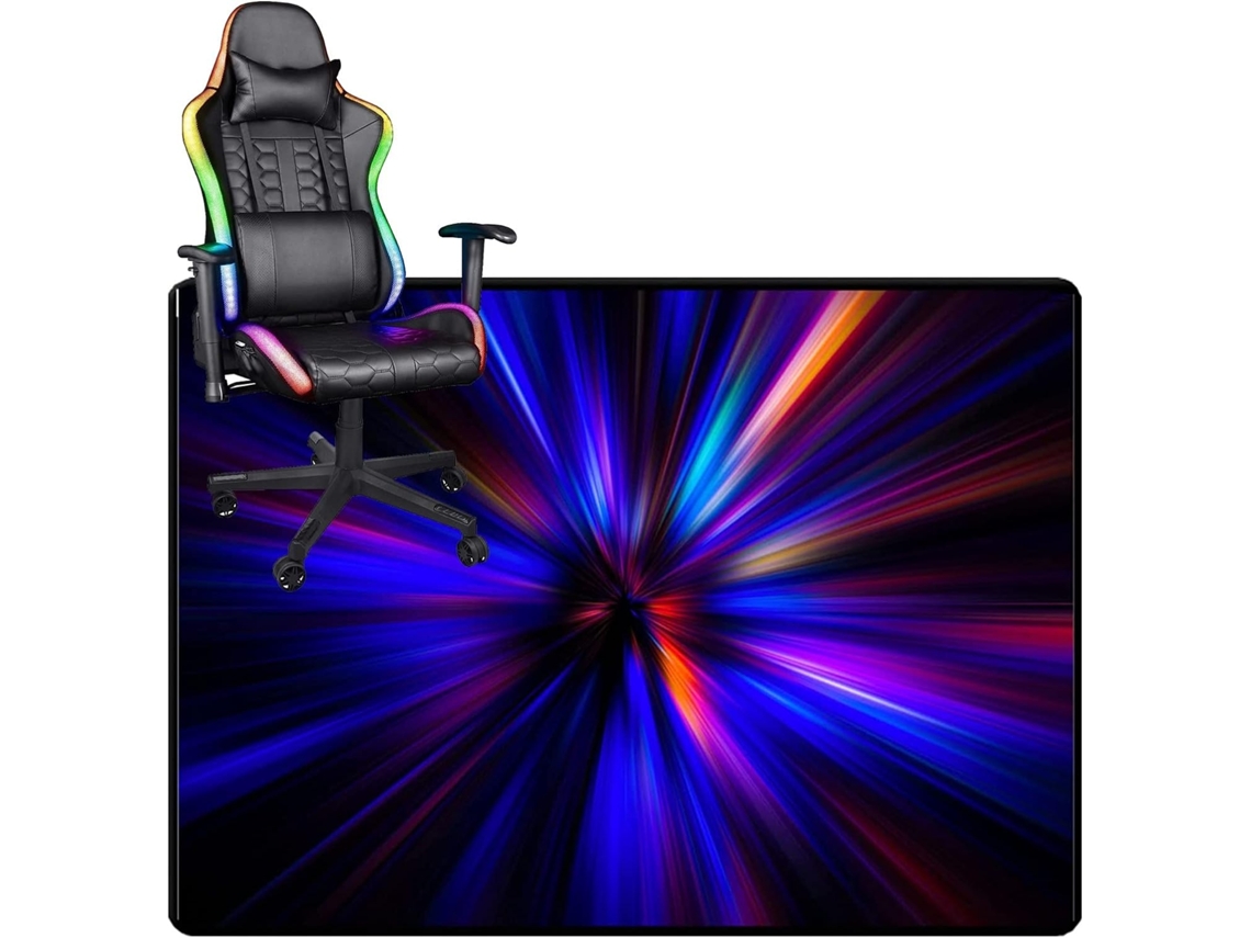 Tapete Protetor Piso Gamer Escritório Antiderrapante Madeira Rígido, Cadeiras Escritório. Pisos