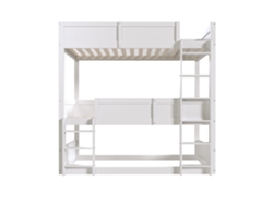Litera Mobrio Madera Macizo Blanco (90x200x191)