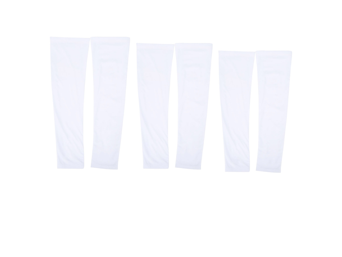 Mangas de enfriamiento con protección solar para ciclismo al aire libre unisex Xt-001 blanco