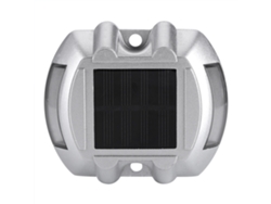Luz solar de aluminio impermeable con 6 LED blancos para exteriores