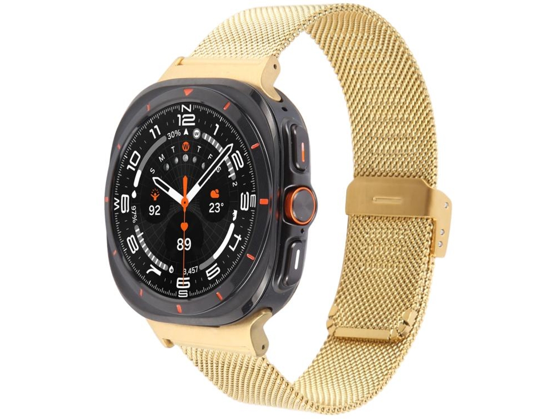 Pulsera metálica para Samsung Galaxy Watch Ultra con hebilla milanesa CSYY (47 mm)